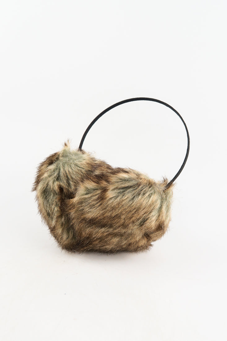 ที่ปิดหูกันหนาว 4.5'' - Printed Faux Fur Winter Earmuffs