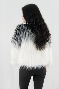 เสื้อคลุมขนสัตว์ - Chanel-Style Faux Fur Blazer