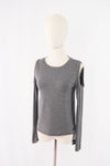 เสื้อยืดสีพื้นคอกลมเว้าไหล่ - Basic T-Shirt