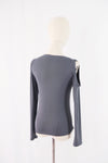 เสื้อยืดสีพื้นคอกลมเว้าไหล่ - Basic T-Shirt