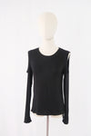 เสื้อยืดสีพื้นคอกลมเว้าไหล่ - Basic T-Shirt