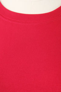 เสื้อยืดสีพื้นคอกลมเว้าไหล่ - Basic T-Shirt