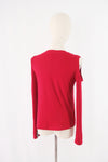 เสื้อยืดสีพื้นคอกลมเว้าไหล่ - Basic T-Shirt