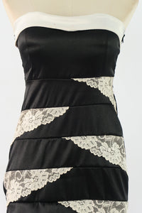 เดรสเกาะอก กำมะหยี  - Strapless Clubwear Evening Party Bodycon Velvet Dress