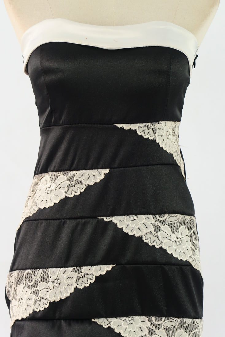 เดรสเกาะอก กำมะหยี  - Strapless Clubwear Evening Party Bodycon Velvet Dress