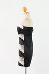 เดรสเกาะอก กำมะหยี  - Strapless Clubwear Evening Party Bodycon Velvet Dress