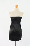 เดรสเกาะอก กำมะหยี  - Strapless Clubwear Evening Party Bodycon Velvet Dress