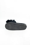 รองเท้าแตะขนเฟอร์ - Plush Faux Fur Rubber Sole House Slipper