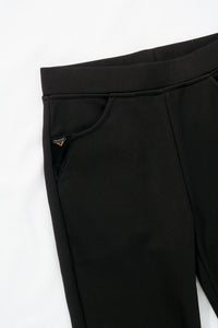 กางเกงขายาวบุกันหนาว No.930 - Front Zipper Jogging Truousers