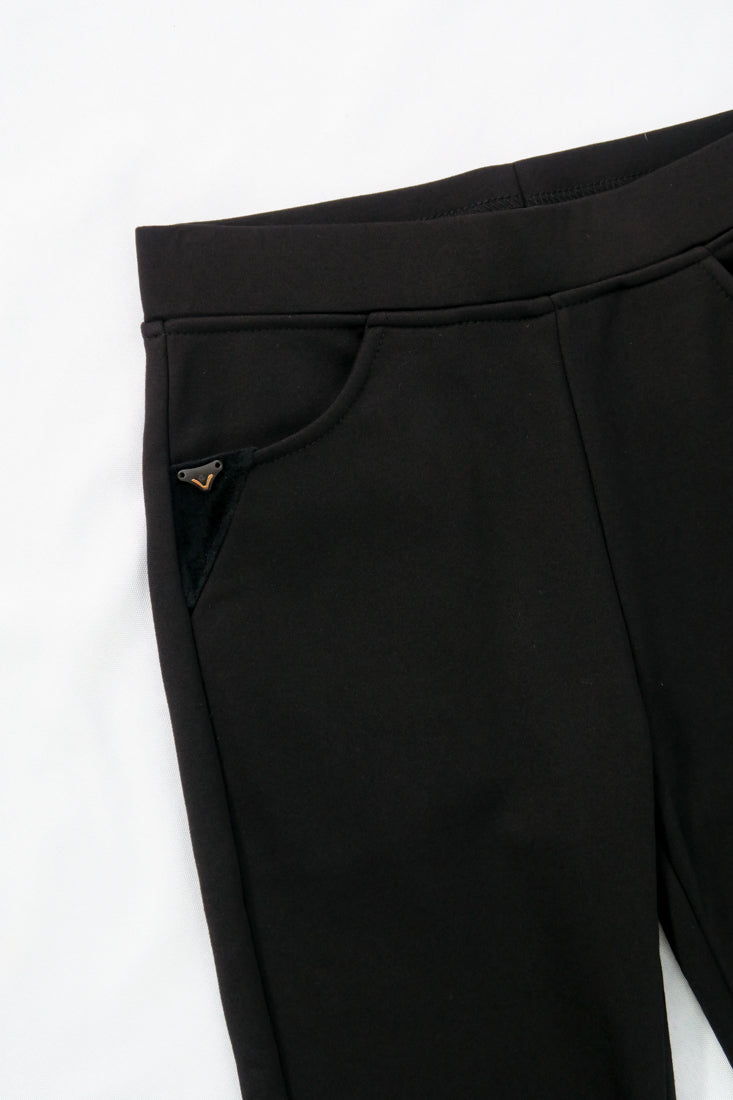 กางเกงขายาวบุกันหนาว No.930 - Front Zipper Jogging Truousers
