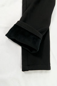 กางเกงขายาวบุกันหนาว No.930 - Front Zipper Jogging Truousers
