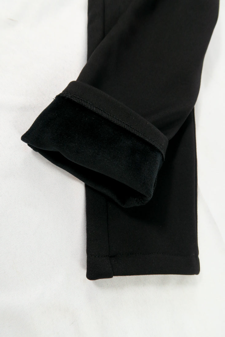 กางเกงขายาวบุกันหนาว No.930 - Front Zipper Jogging Truousers