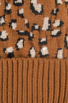 หมวกไหมพรม ทรงบีนนี่แต่งปอม แบบบุขนด้านใน - Thick Cable Knitted Fleece Lined Pom Pom Beanie Hat