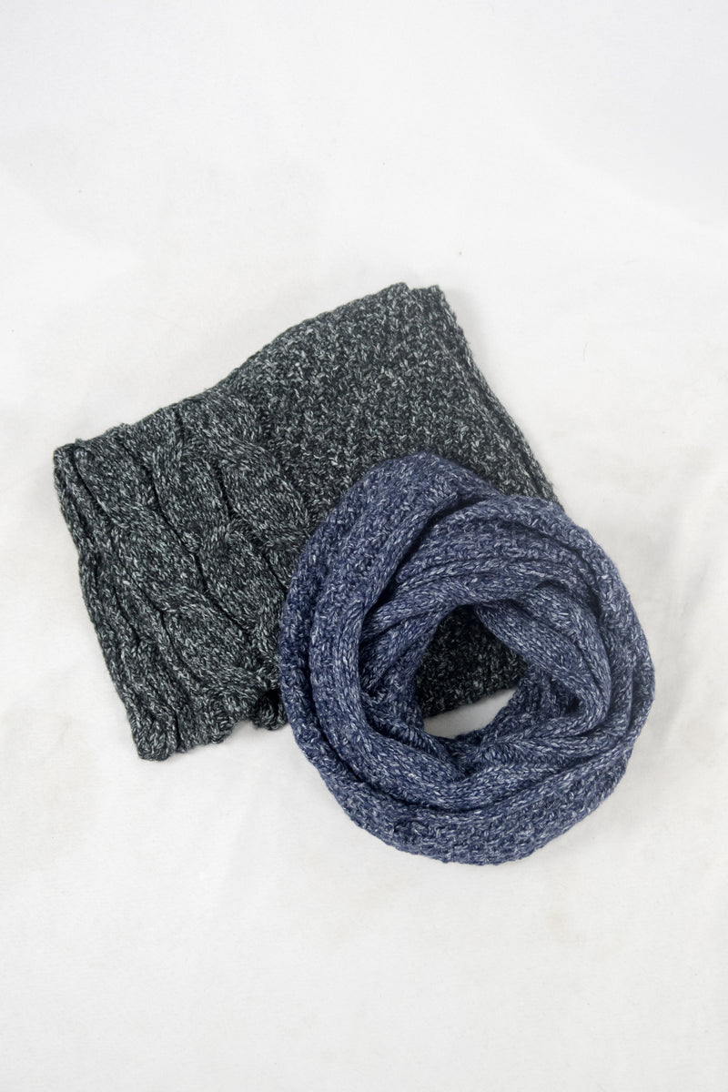 ผ้าพันคอทรงกลมอินฟินิตี้ - Warm Knit Infinity Scarf