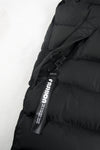 เสื้อโค้ทดาวน์แขนกุดมีฮูดสำหรับกันหนาว  - Sleeveless Long Zipper Hooded Waistcoat