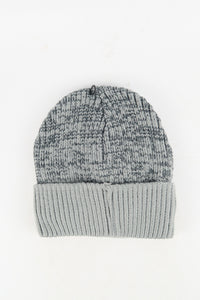 หมวกไหมพรมเเบบบุขนด้านใน H-146 - Wool Rib Beanie Hat