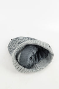 หมวกไหมพรมเเบบบุขนด้านใน H-146 - Wool Rib Beanie Hat