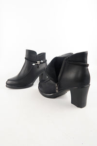 รองเท้าบูทหนังกันหนาวส้นสูง รุ่น 9903 - Women's Mazziee Ankle Bootie