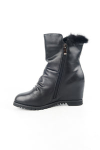 รองเท้าบูทหนัง แบบเสริมส้น รุ่น 1906 - Natalie Short Engineer Boot