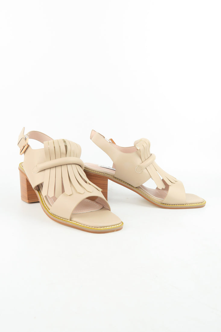 รองเท้าแฟชั่นแตะส้นตึก รัดส้น - Chucky Heels Sandals
