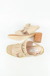 รองเท้าแฟชั่นแตะส้นตึก รัดส้น - Chucky Heels Sandals