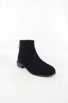 รองเท้าบูทกันหนาว ส้นสูงแต่งซิปหลัง - Pointed Toe Mid Heel Ankle Boots