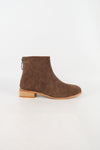 รองเท้าบูทกันหนาว ส้นสูงแต่งซิปหลัง - Pointed Toe Mid Heel Ankle Boots