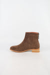 รองเท้าบูทกันหนาว ส้นสูงแต่งซิปหลัง - Pointed Toe Mid Heel Ankle Boots