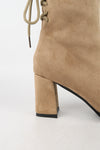 รองเท้าบูทกันหนาวทรงสูง กำมะหยี่ - Ladies Winter Knee High Suede Long Boots