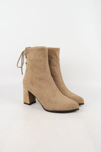 รองเท้าบูทกันหนาวทรงสูง กำมะหยี่ - Ladies Winter Knee High Suede Long Boots