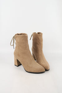 รองเท้าบูทกันหนาวทรงสูง กำมะหยี่ - Ladies Winter Knee High Suede Long Boots