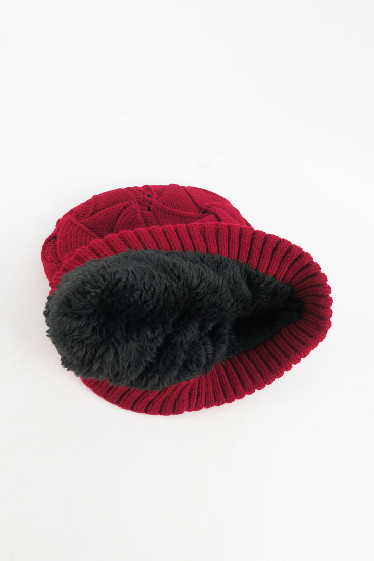 หมวกไหมพรมถัก กันหนาว - Stylish Unisex Knitted Beanie Hat