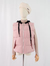 เสื้อโค้ทดาวน์แขนกุดมีฮูดสำหรับกันหนาว  - Sleeveless Long Zipper Hooded Waistcoat