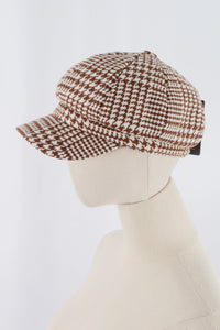 หมวกแฟชั่นผ้าวูลทรง Cabbie  - Cotton Newsboy Gatsby Apple Cabbie Cap