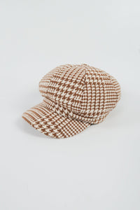 หมวกแฟชั่นผ้าวูลทรง Cabbie  - Cotton Newsboy Gatsby Apple Cabbie Cap