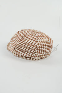 หมวกแฟชั่นผ้าวูลทรง Cabbie  - Cotton Newsboy Gatsby Apple Cabbie Cap