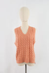เสื้อไหมพรมเเขนในตัว - Sleeveless Sweater