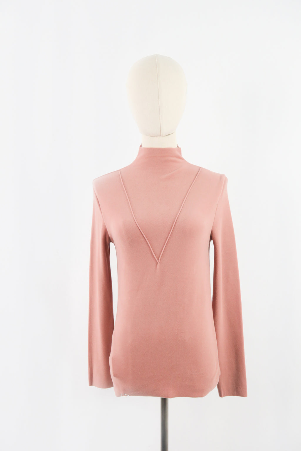 เสื้อคอเต่าผ้าฝ้าย - Turtleneck Cotton Top