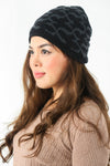 หมวกไหมพรมเเบบบุขนด้านใน - Wool Rib Beanie Hat