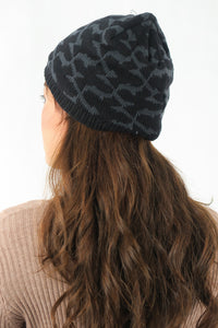 หมวกไหมพรมเเบบบุขนด้านใน - Wool Rib Beanie Hat