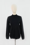 เสื้อไหมพรม เสื้อสเวตเตอร์ เสื้อกันหนาวคอกลม แขนยาว - Loose Long Sleeve Knit Sweater
