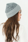 หมวกไหมพรมเเบบบุขนด้านใน H-146 - Wool Rib Beanie Hat