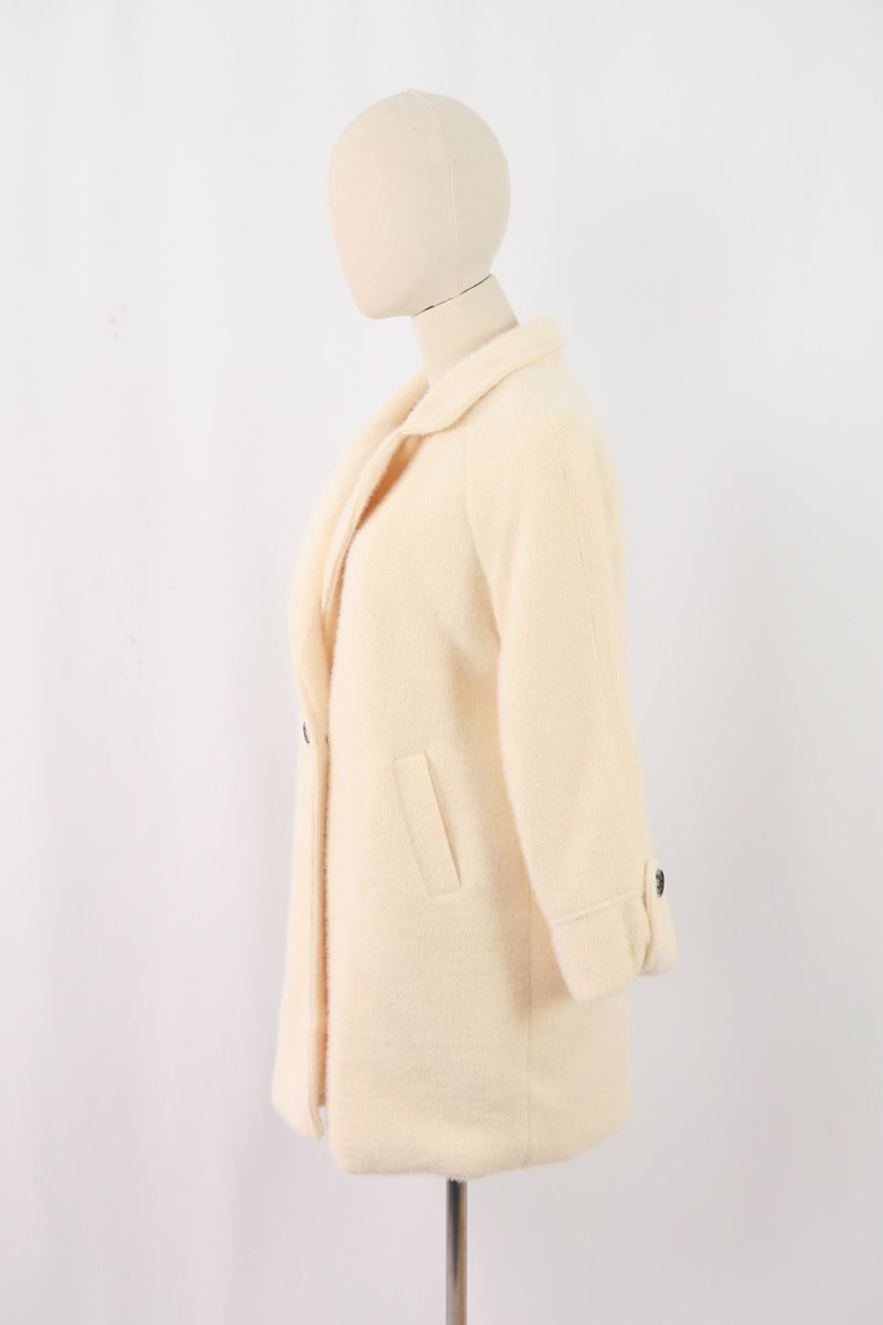เสื้อโค้ทผ้าวูลกันหนาว - Long-Sleeved Wooleb Coat