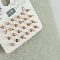 ต่างหูแฟชั่น แบบเซ็ต 12 คู่ - No.2298