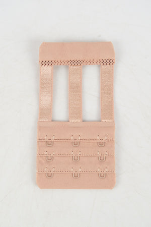 ตะขอต่อสายเสื้อชั้นในแบบมีสายยืด  -  Women's Elastic Bra Lingerie Extenders 3-Hooks 3 Rows Extension Straps in Different