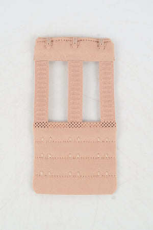 ตะขอต่อสายเสื้อชั้นในแบบมีสายยืด  -  Women's Elastic Bra Lingerie Extenders 3-Hooks 3 Rows Extension Straps in Different