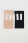 ตะขอต่อสายเสื้อชั้นในแบบมีสายยืด  -  Women's Elastic Bra Lingerie Extenders 3-Hooks 3 Rows Extension Straps in Different