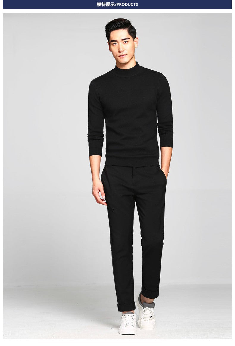 เสื้อไหมพรม เสื้อสเวตเตอร์ เสื้อกันหนาวคอกลม แขนยาว - Loose Long Sleeve Knit Sweater