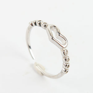 แหวนสแตนเลสสตีลเรียบหรู มีสไตล์ แหวนแฟชั่นผู้หญิง - No.597