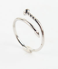 แหวนสแตนเลสสตีลเรียบหรู มีสไตล์ แหวนแฟชั่นผู้หญิง - No.580